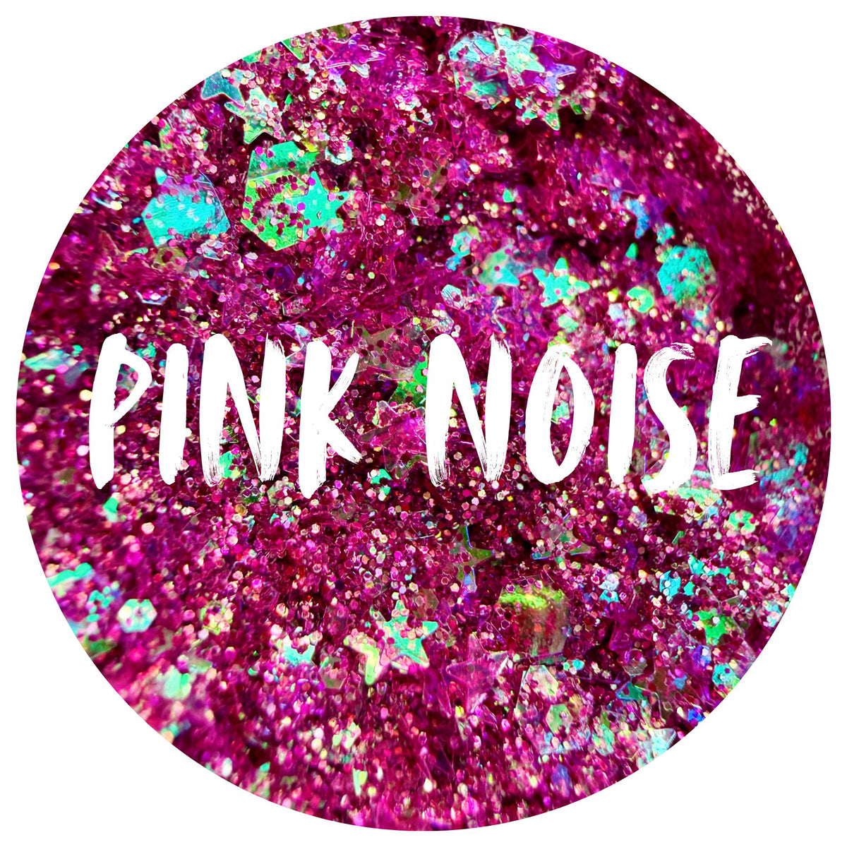 Pink Noise | Handmade Custom Glitter Mix | Fine, Chunky, Holographic & Specialty Glitter | Craft Glitter | .5 oz, 1 oz, 2 oz