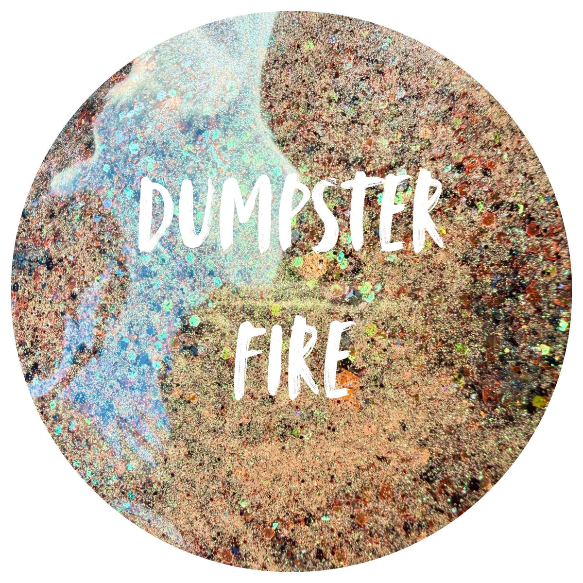 Dumpster Fire | Handmade Custom Glitter Mix | Fine, Chunky, Holographic & Specialty Glitter | Craft Glitter | .5 oz, 1 oz, 2 oz