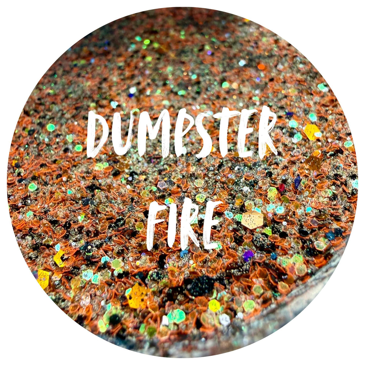 Dumpster Fire | Handmade Custom Glitter Mix | Fine, Chunky, Holographic & Specialty Glitter | Craft Glitter | .5 oz, 1 oz, 2 oz