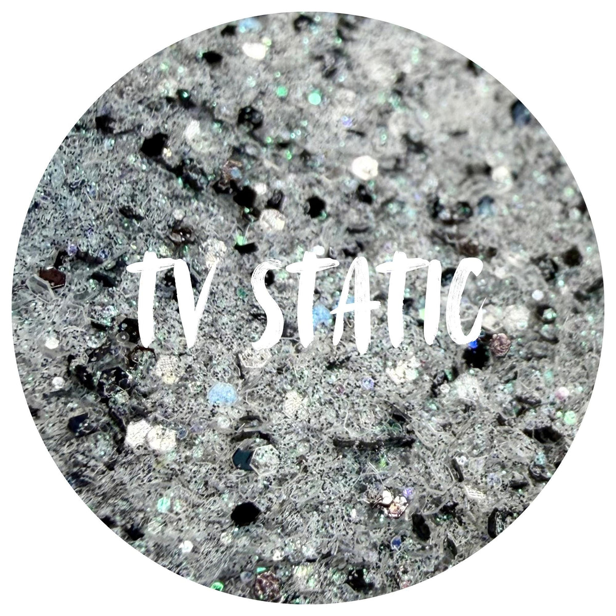 TV Static | Handmade Custom Glitter Mix | Fine, Chunky, Holographic & Specialty Glitter | Craft Glitter | .5 oz, 1 oz, 2 oz