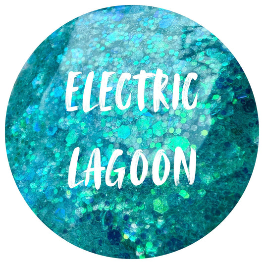 Electric Lagoon | Handmade Custom Glitter Mix | Fine, Chunky, Holographic & Specialty Glitter | Craft Glitter | .5 oz, 1 oz, 2 oz