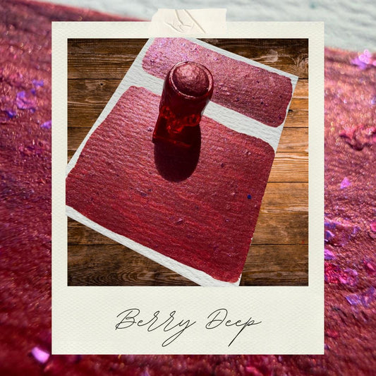 Berry Deep | Handmade Watercolors | Handmade Paint | Watercolors | Watercolor | Handmade Cards | Unique Watercolors