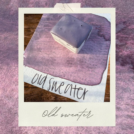 Old Sweater | Handmade Watercolors | Handmade Paint | Watercolors | Watercolor | Handmade Cards | Unique Watercolors