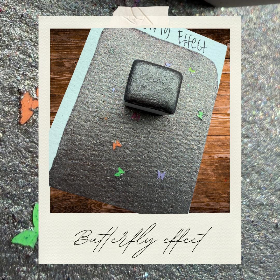 Butterfly Effect | Handmade Watercolors | Handmade Paint | Watercolors | Watercolor | Handmade Cards | Unique Watercolors