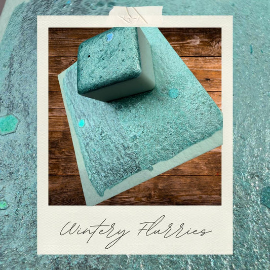 Wintery Flurries | Handmade Watercolors | Handmade Paint | Watercolors | Watercolor | Handmade Cards | Unique Watercolors