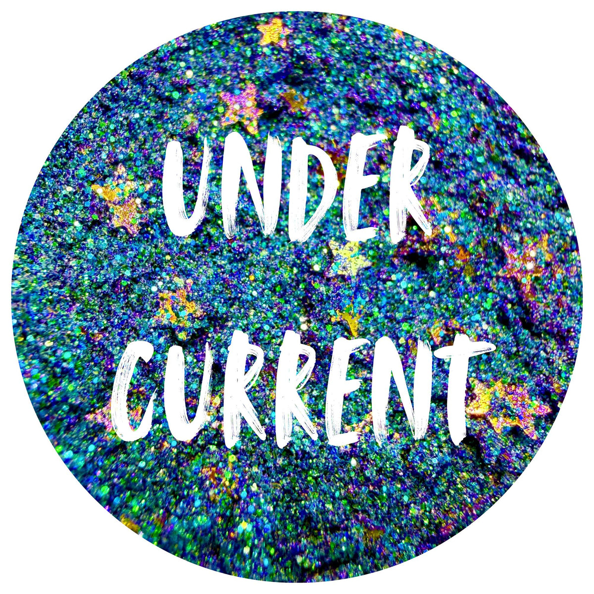 Under Current | Handmade Custom Glitter Mix | Fine, Chunky, Holographic & Specialty Glitter | Craft Glitter | .5 oz, 1 oz, 2 oz