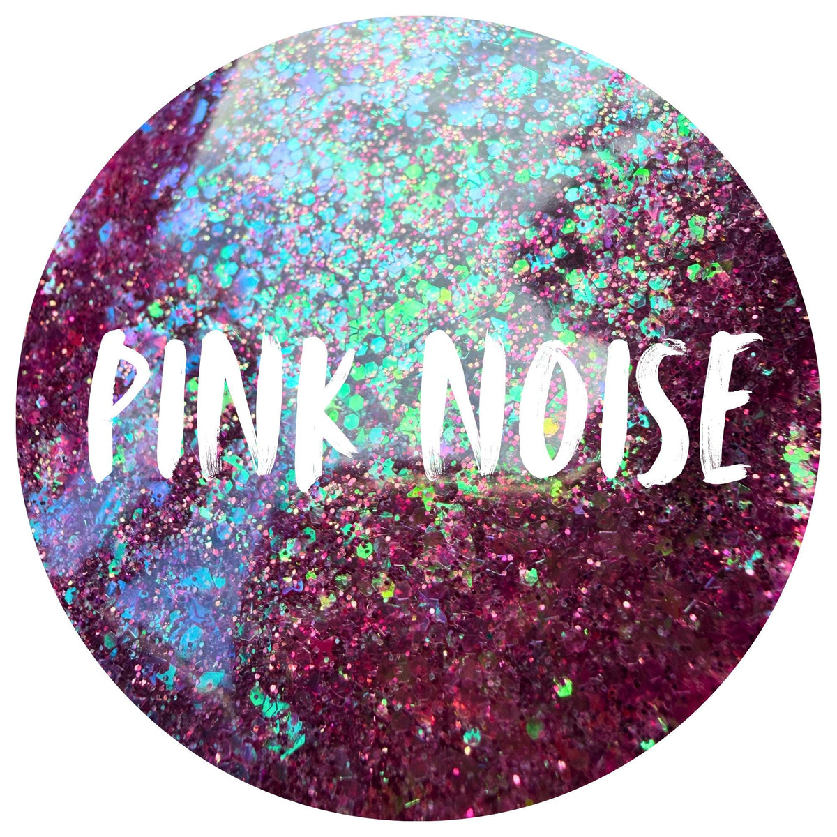 Pink Noise | Handmade Custom Glitter Mix | Fine, Chunky, Holographic & Specialty Glitter | Craft Glitter | .5 oz, 1 oz, 2 oz