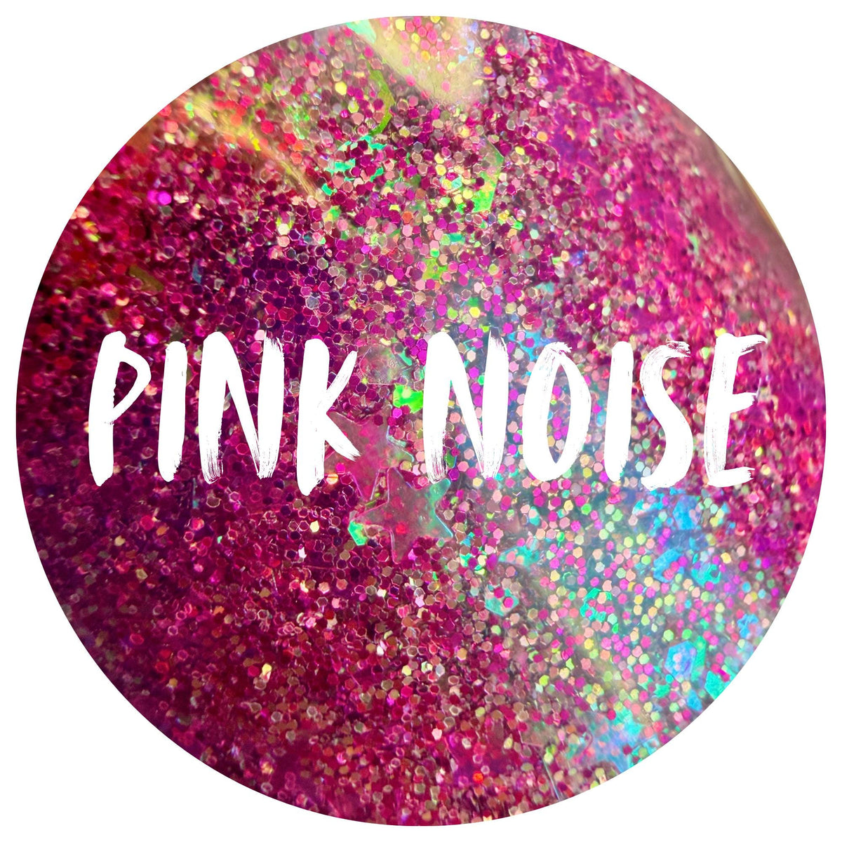 Pink Noise | Handmade Custom Glitter Mix | Fine, Chunky, Holographic & Specialty Glitter | Craft Glitter | .5 oz, 1 oz, 2 oz