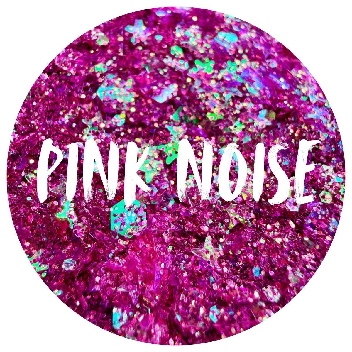 Pink Noise | Handmade Custom Glitter Mix | Fine, Chunky, Holographic & Specialty Glitter | Craft Glitter | .5 oz, 1 oz, 2 oz