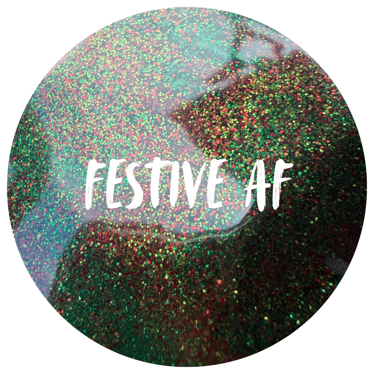 Festive AF | Handmade Custom Glitter Mix | Fine, Chunky, Holographic & Specialty Glitter | Craft Glitter | .5 oz, 1 oz, 2 oz