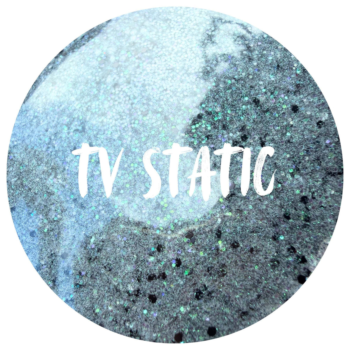 TV Static | Handmade Custom Glitter Mix | Fine, Chunky, Holographic & Specialty Glitter | Craft Glitter | .5 oz, 1 oz, 2 oz