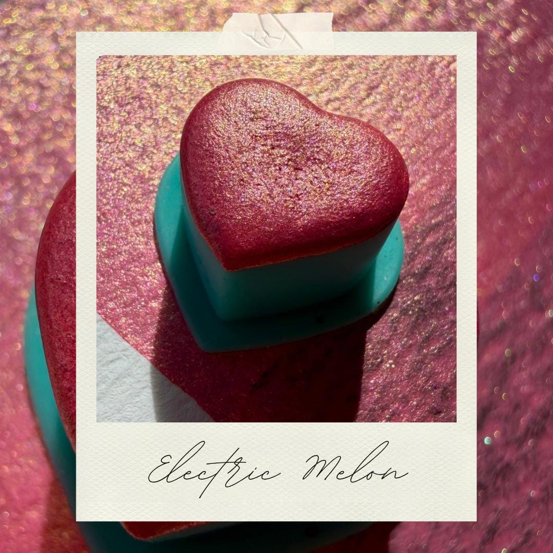Electric Melon | Handmade Watercolors | Handmade Paint | Watercolors | Watercolor | Handmade Cards | Unique Watercolors