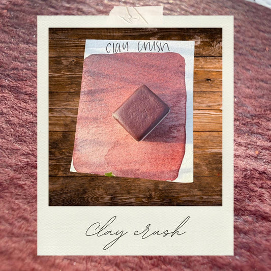 Clay Crush | Handmade Watercolors | Handmade Paint | Watercolors | Watercolor | Handmade Cards | Unique Watercolors