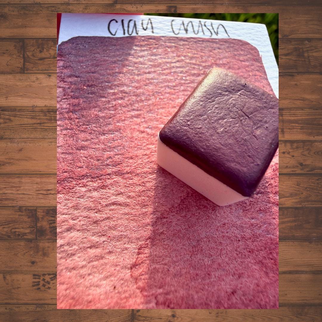 Clay Crush | Handmade Watercolors | Handmade Paint | Watercolors | Watercolor | Handmade Cards | Unique Watercolors