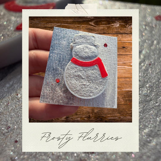Frosty Flurries | Handmade Watercolors | Handmade Paint | Watercolors | Watercolor | Handmade Cards | Unique Watercolors