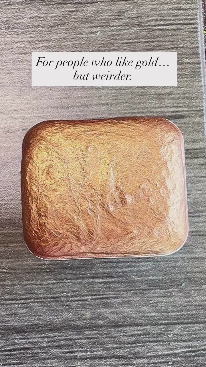Crunchy - Half Pan, Shimmer Gold/Bronze