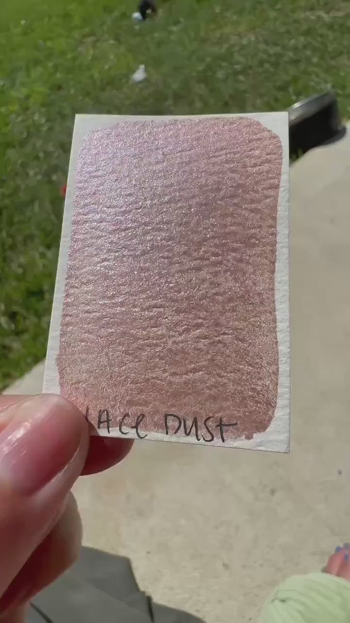 Lace Dust | Handmade Watercolors | Handmade Paint | Watercolors | Watercolor Artist | Handmade Cards | Glitter Watercolors |