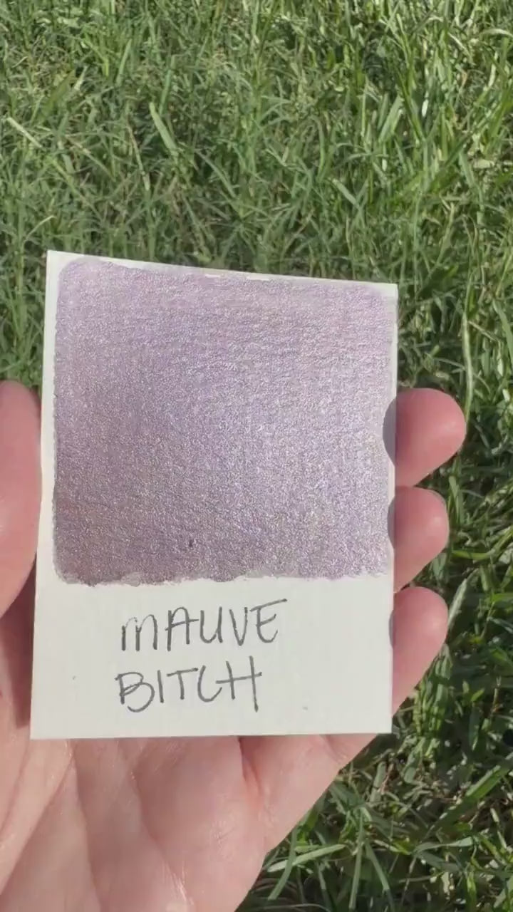 Mauve Bitch | Handmade Watercolors | Handmade Paint | Watercolors | Watercolor | Watercolor Artist