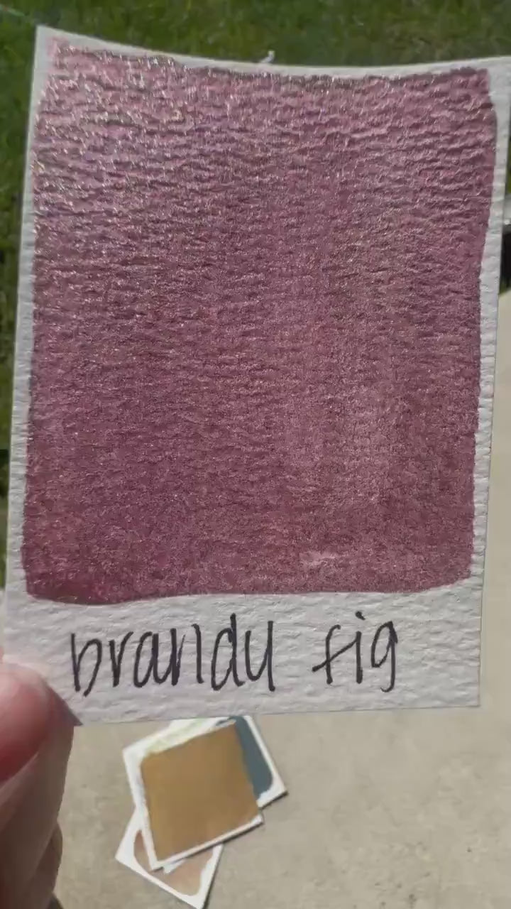 Brandy Fig | Handmade Watercolors | Handmade Paint | Watercolors | Watercolor | Watercolor Artist