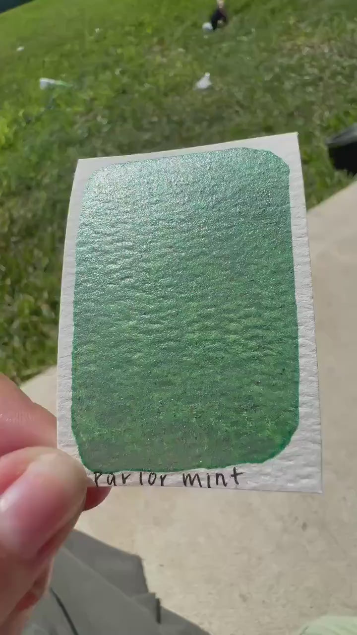 Parlor Mint | Handmade Watercolors | Handmade Paint | Watercolors | Watercolor | Watercolor Artist OUT OF PRODUCTION