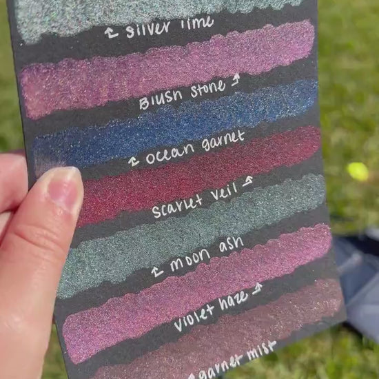 Swirly Paints! - handmade watercolors, swirly watercolors, shimmer watercolors, unique paints, artist gifts, swirl watercolors
