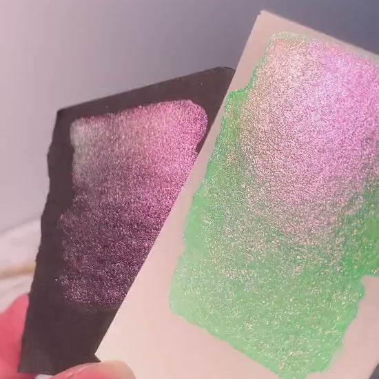 Hulk Colorshift | Handmade | Handmade Watercolors | Calligraphy | Hand Lettering | Chameleon Pigment