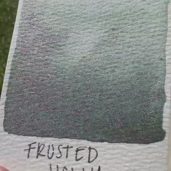 Frosted Holly | Handmade Watercolors | Handmade Paint | Watercolors | Watercolor Artist | Handmade Cards | OUT OF PRODUCTION