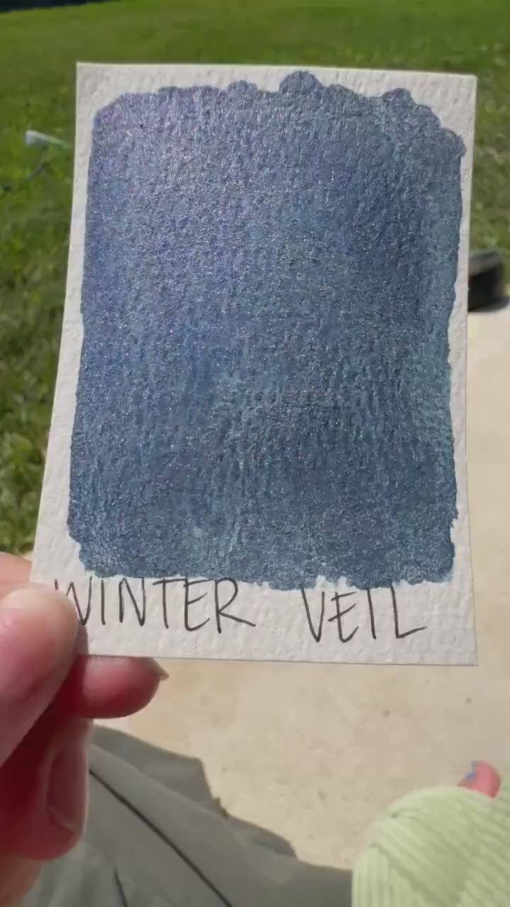 Winter Veil | Handmade Watercolors | Handmade Paint | Watercolors | Watercolor | Watercolor Artist