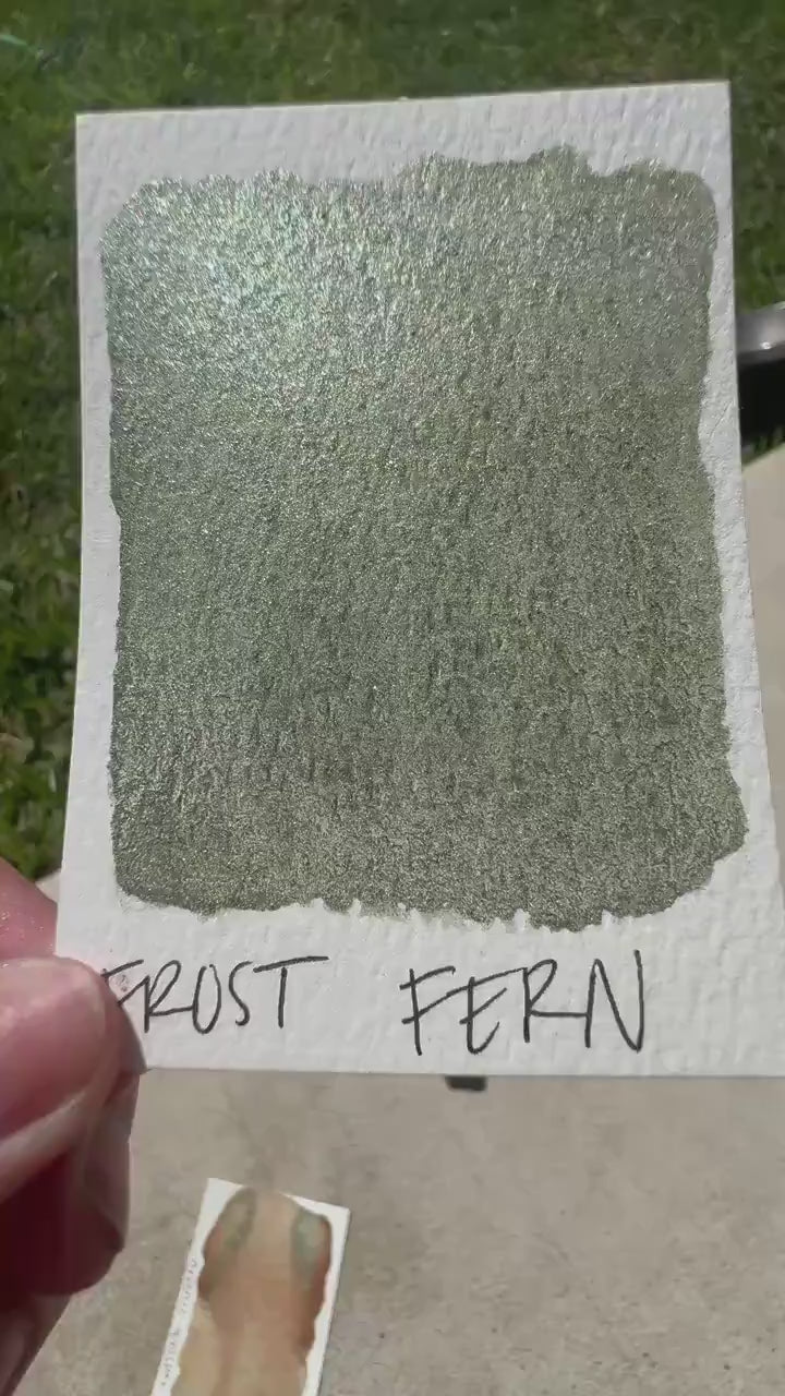 Frost and Fern | Handmade Watercolors | Handmade Paint | Watercolors | Watercolor | Watercolor Artist