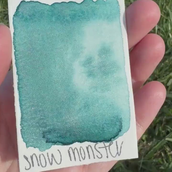 Snow Monster | HYBRID | Matte & Shimmer Blend | Handmade Watercolors | Handmade Paint | Watercolors | Watercolor | Watercolor Artist